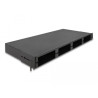 Delock 19″ LWL HD (High Density) Patchpanel 1 HE schwarz