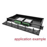 Delock 19″ LWL HD (High Density) Patchpanel 1 HE schwarz
