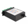 Delock LWL HD (High Density) Kassette MPO Stecker zu 12 x LC Duplex Buchse, 24 Fasern, Singlemode, Polarität A, 9/125 µm