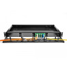 Delock LWL HD (High Density) Kassette MPO Stecker zu 12 x LC Duplex Buchse, 24 Fasern, Singlemode, Polarität A, 9/125 µm