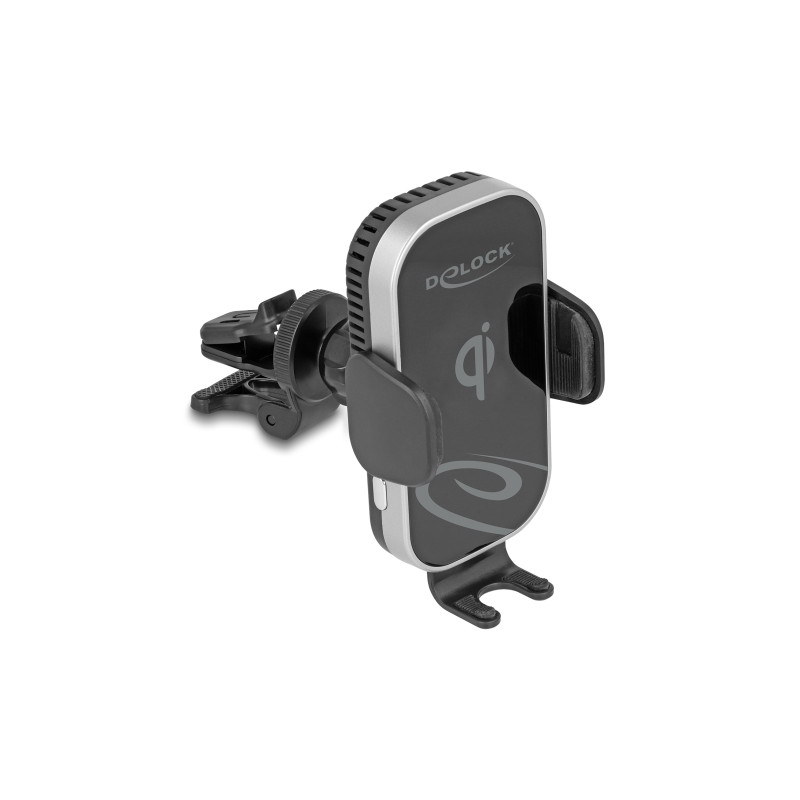 Delock Wireless Car Charger Smartphone Halterung mit Ladefunktion und Kühlung 15 W - Qi