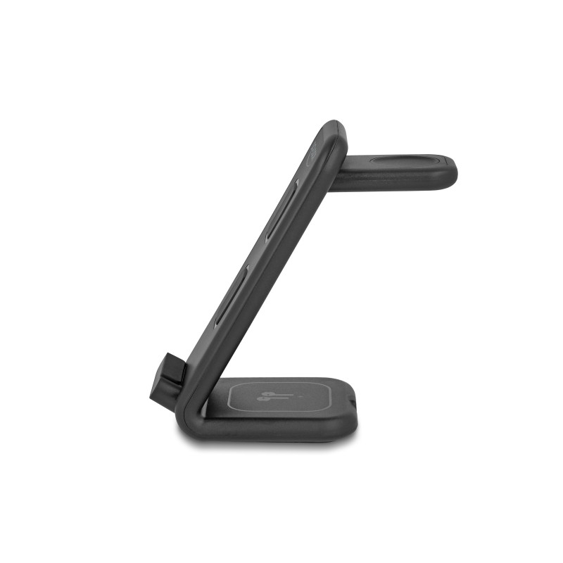 Delock Wireless Charger 3 in 1 mit 2 Ladespulen 5 W / 5 W / 15 W