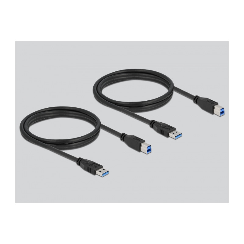 Delock USB 5 Gbps Switch für 2 PC an 1 Gerät