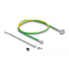 Delock 19″ Keystone Patchpanel 48 Port mit Entlastungsschiene 2 HE gewinkelt schwarz