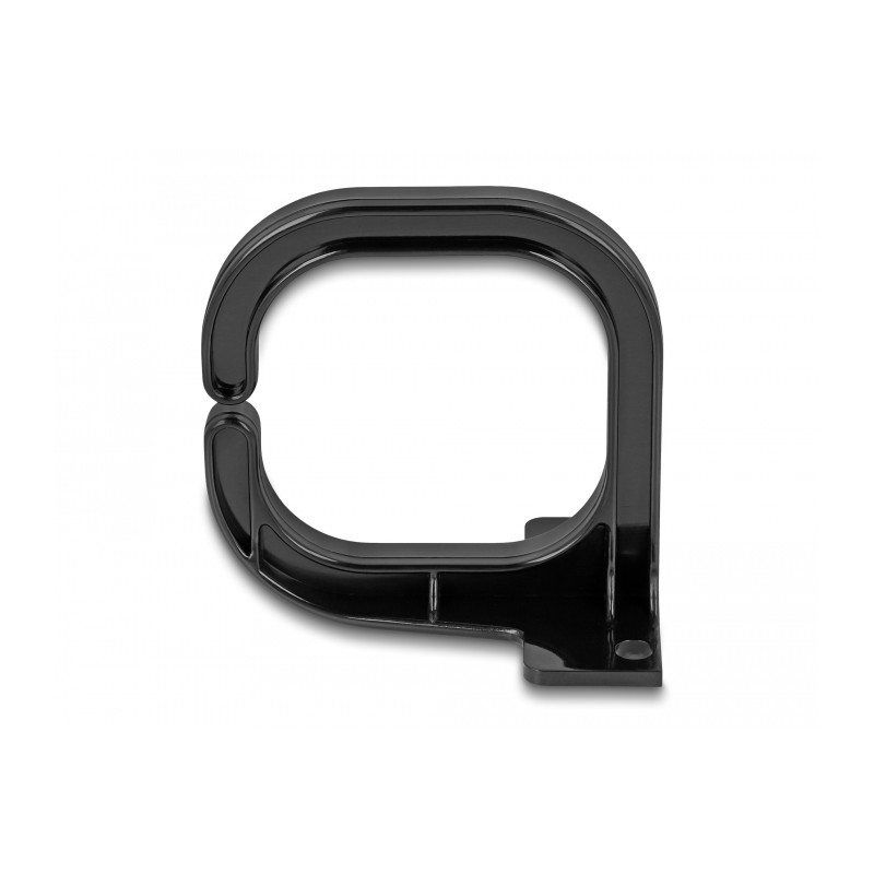 Delock Kabelbügel 83 x 60 mm mit Montageplatte schwarz
