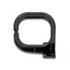 Delock Kabelbügel 83 x 60 mm mit Montageplatte schwarz