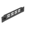 Delock 10″ Netzwerkschrank Panel mit Lüftungsschlitzen werkzeugfrei 1 HE schwarz