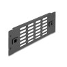 Delock 10″ Netzwerkschrank Panel mit Lüftungsschlitzen werkzeugfrei 2 HE schwarz