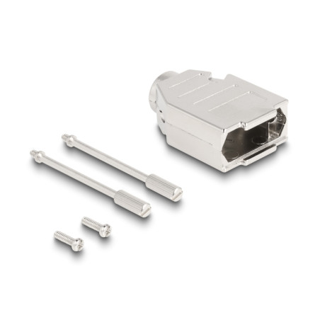 Delock Gehäuse für D-Sub 9 Pin Stecker / Buchse Zinklegierung