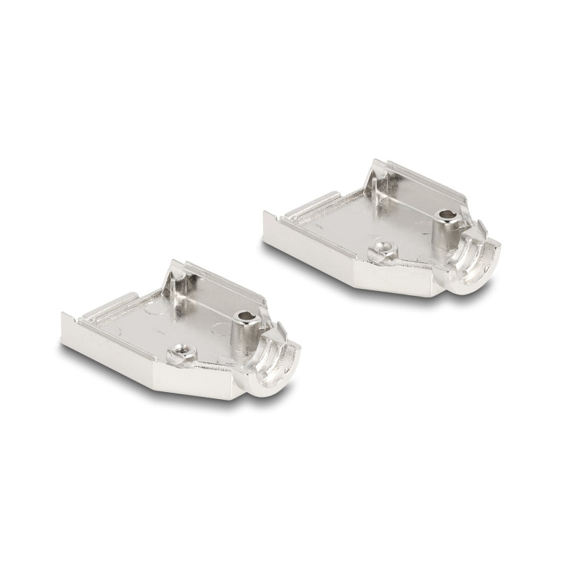 Delock Gehäuse für D-Sub 9 Pin Stecker / Buchse Zinklegierung