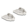 Delock Gehäuse für D-Sub 9 Pin Stecker / Buchse Zinklegierung