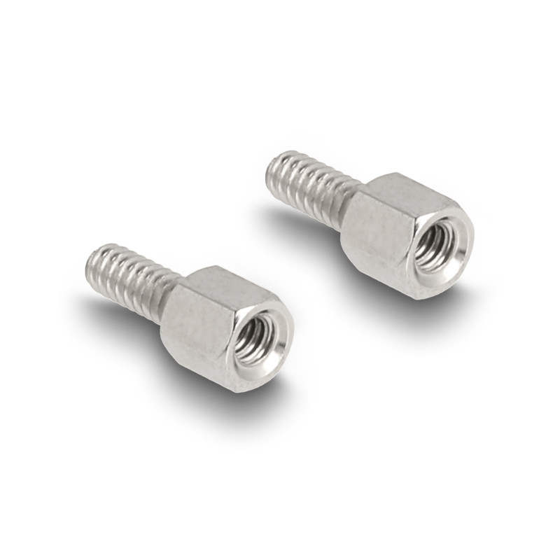 Delock Gehäuse für D-Sub 9 Pin Stecker / Buchse Kunststoffgehäuse für Flachbandkabel