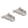 Delock Gehäuse für D-Sub 9 Pin Stecker / Buchse mit Gummidichtungen