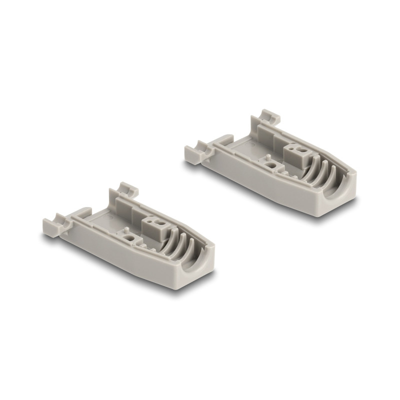 Delock Gehäuse für D-Sub 9 Pin Stecker / Buchse mit Gummidichtungen