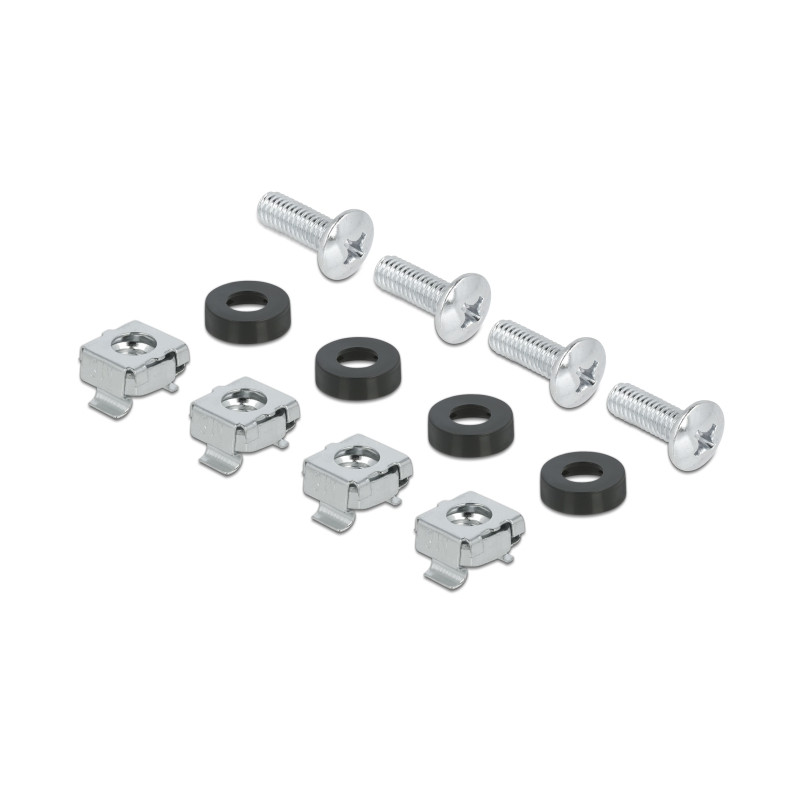 Delock 19″ Hutschienenpanel mit seitlicher Kabeldurchführung 1 HE schwarz