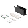 Delock Keystone Halterung 8 Port neigbar für Hutschiene oder Wandmontage
