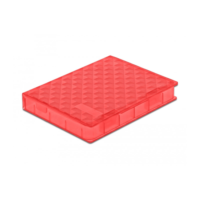 Delock Schutzbox für 2.5″ HDD / SSD rot