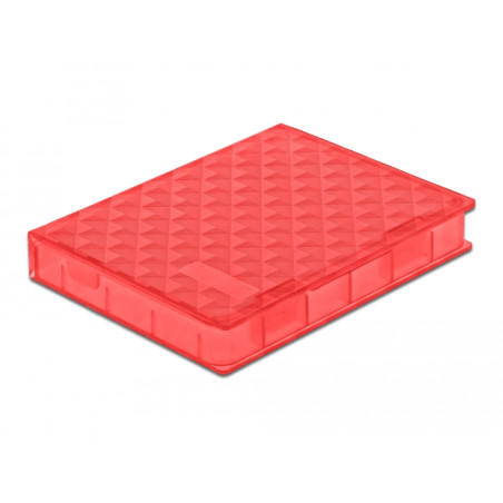 Delock Schutzbox für 2.5″ HDD / SSD rot