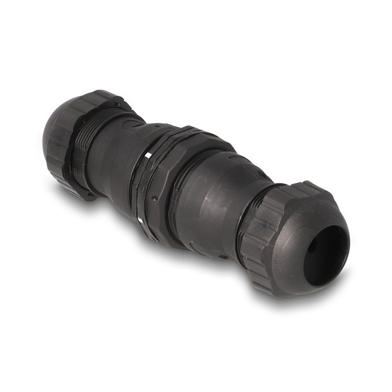 Delock Kabelverbinder RJ45 Buchse zu RJ45 Buchse Cat.6A IP68 staub- und wasserdicht