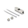 Delock Kabelverbinder LSA zu LSA Cat.6A IP68 staub- und wasserdicht schwarz