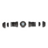 Delock LWL Kabelverbinder LC Duplex Buchse zu LC Duplex Buchse UPC OS2 IP68 staub- und wasserdicht