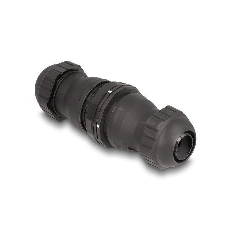 Delock LWL Kabelverbinder LC Duplex Buchse zu LC Duplex Buchse UPC OS2 IP68 staub- und wasserdicht