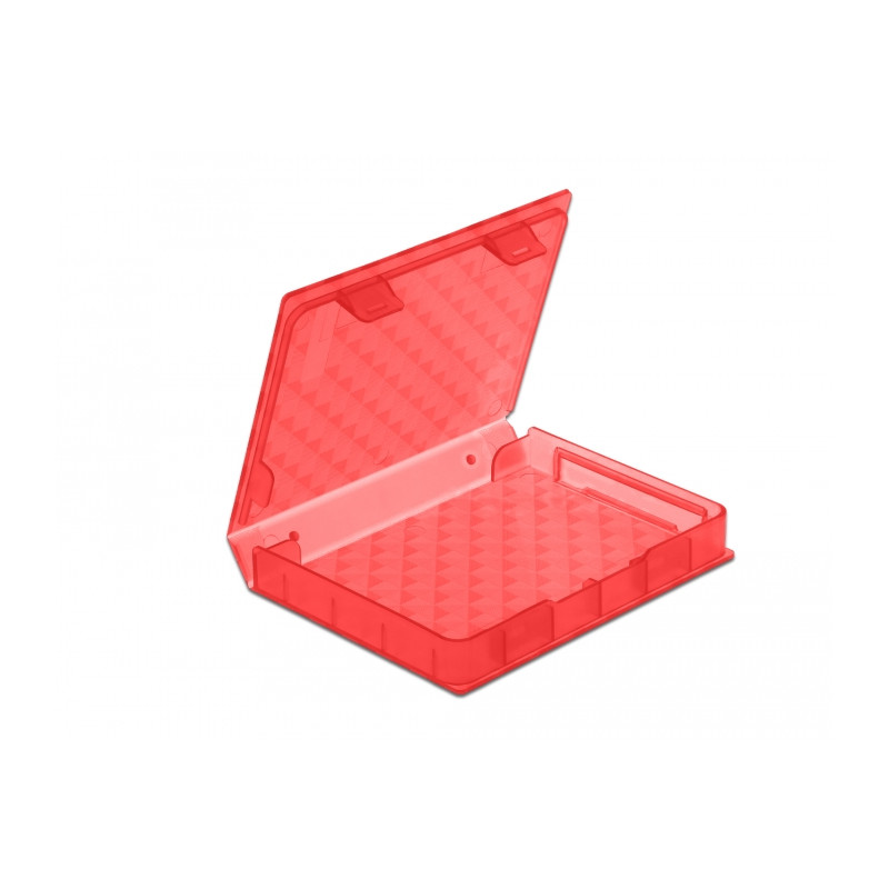 Delock Schutzbox für 2.5″ HDD / SSD rot