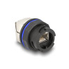 Delock RJ45 Cat.6A Einbaubuchse mit LSA Anschluss schwarz
