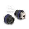 Delock RJ45 Cat.6A Einbaubuchse / Kupplung schwarz
