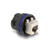 Delock RJ45 Cat.6A Einbaubuchse / Kupplung schwarz
