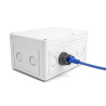 Delock RJ45 Cat.6A Einbaubuchse / Kupplung schwarz
