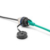 Schutzkappe für Delock RJ45 Einbaubuchsen 67047 und 67048 IP68 staub- und wasserdicht schwarz