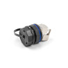 Schutzkappe für Delock RJ45 Einbaubuchsen 67047 und 67048 IP68 staub- und wasserdicht schwarz