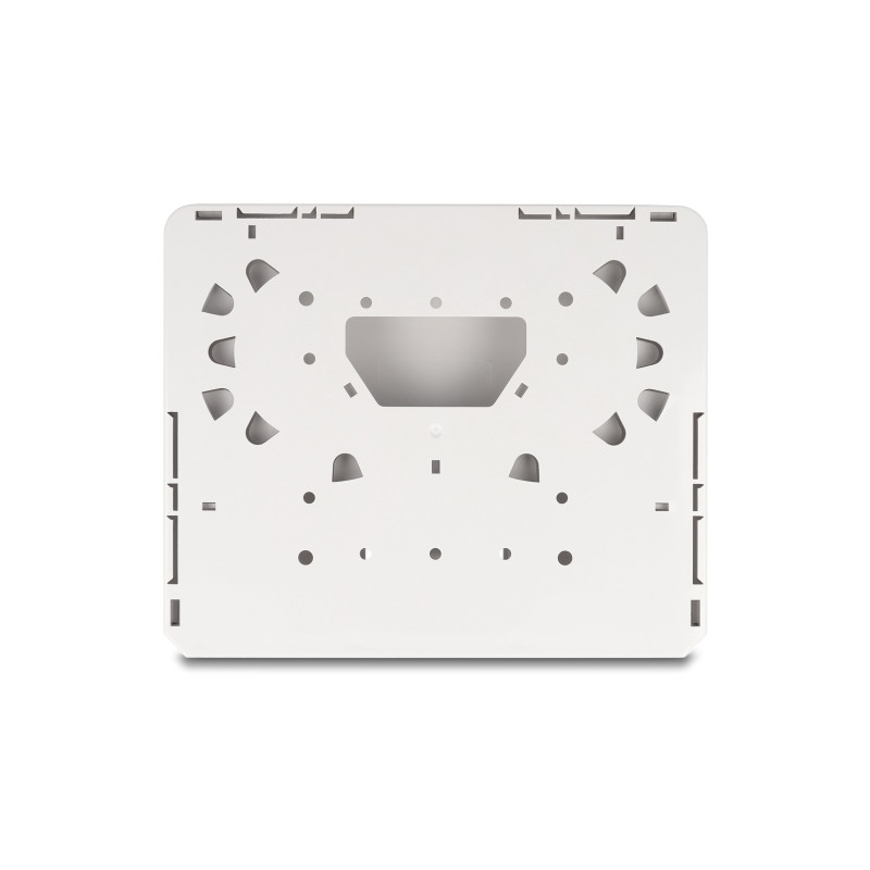 Delock Keystone Leergehäuse 6 Port für Glasfaser und Netzwerk weiß