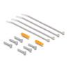 Delock Keystone Leergehäuse Aufputz 6 Port für Glasfaser und Netzwerk weiß
