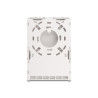 Delock Keystone Leergehäuse Aufputz 6 Port für Glasfaser und Netzwerk weiß