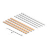 Delock 19″ D-Typ Patchpanel mit Entlastungsschienen 32 Port 2 HE schwarz