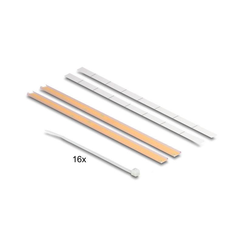Delock 19″ D-Typ Patchpanel mit Entlastungsschiene 16 Port 1 HE schwarz
