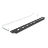 Delock 19″ D-Typ Patchpanel mit Entlastungsschiene 8 Port 1 HE schwarz