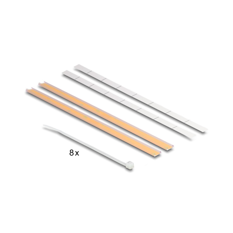 Delock 19″ D-Typ Patchpanel mit Entlastungsschiene 8 Port 1 HE schwarz