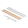 Delock 19″ D-Typ Patchpanel mit Entlastungsschiene 8 Port 1 HE schwarz