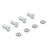 Delock D-Typ RJ45 Einbaubuchse / Kupplung Cat.6A STP mit Schutzkappe IP66 staub- und wasserdicht