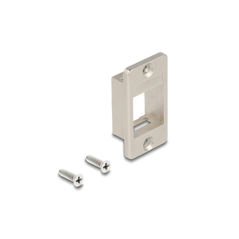 Delock Keystone Halterung für Gehäuse und Panel Mount konisch