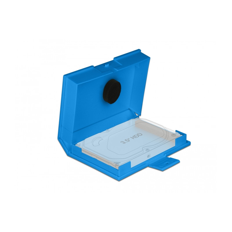 Delock Schutzbox für 3.5″ HDD blau