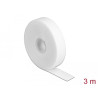 Delock Klettband auf Rolle L 3 m x B 20 mm weiß