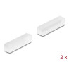 Delock Staubschutz für D-Sub 25 Stecker 2 Stück transparent