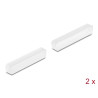 Delock Staubschutz für D-Sub 37 Stecker 2 Stück transparent