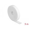 Delock Klettband auf Rolle L 5 m x B 20 mm weiß