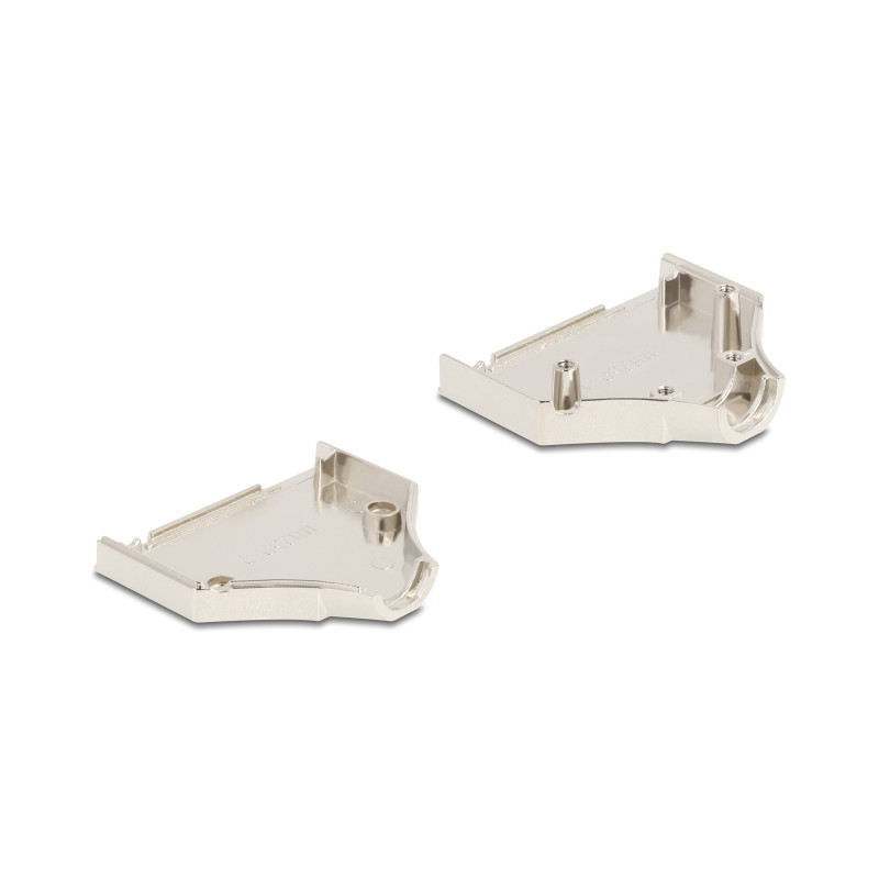 Delock Sub-D Steckergehäuse 25 Pin aus Metall inklusive Steckerverbinder Stecker und Montagematerial