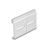 Delock Aluminium Montageclip für Hutschiene 70,0 x 47,8 mm silber
